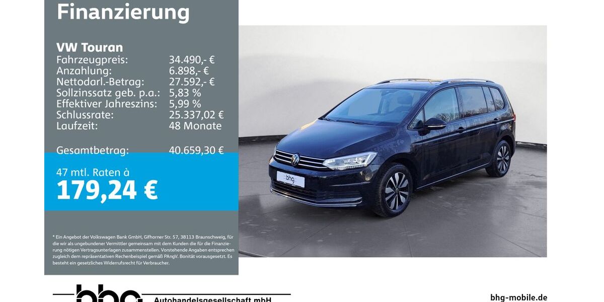 VW Touran 25.928 km 34.490 &euro; Durmersheim 76448