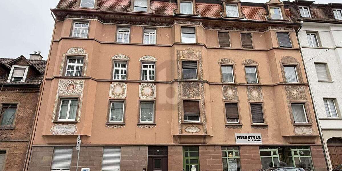 Etagenwohnung Pforzheim Weststadt - 2 Zimmer, 49 m&sup2;, 105.000&euro; | Angebot:26398478