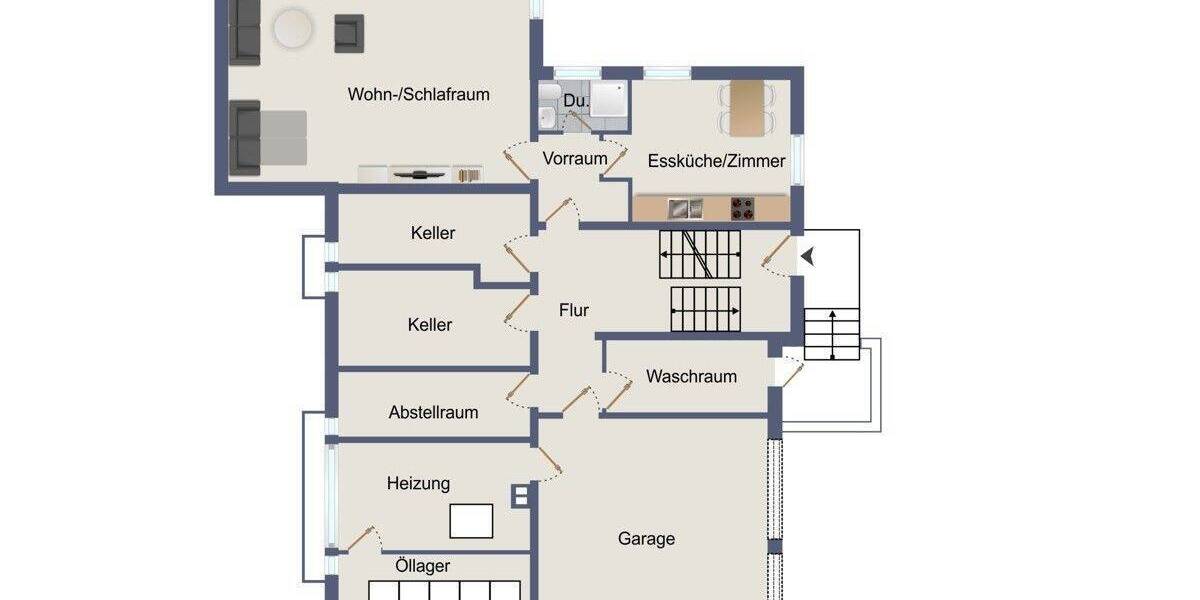Einfamilienhaus oder 2-3 Familienhaus? Hier bestehen alle Möglichkeiten! 7 zimmer