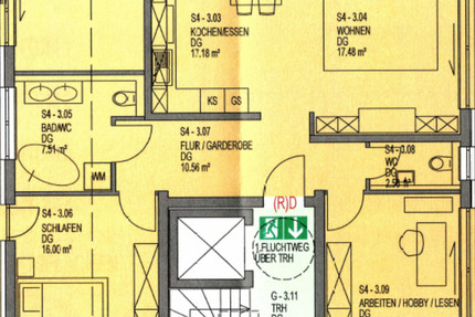 4-Zimmer-Penthouse-Wohnung 4 zimmer