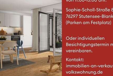Wohnung Stutensee Blankenloch - 4 Zimmer, 98 m&sup2;, 1.421&euro; | Angebot:23808980