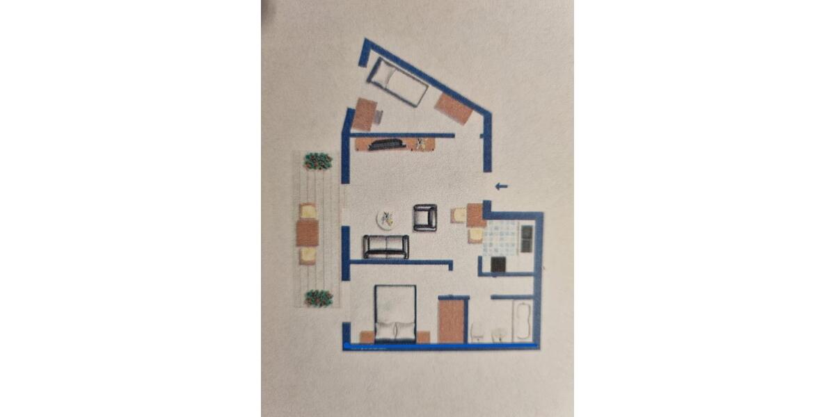 Hochparterre Wörth am Rhein - 2.5 Zimmer, 53 m&sup2;, 187.000&euro; | Angebot:25782401