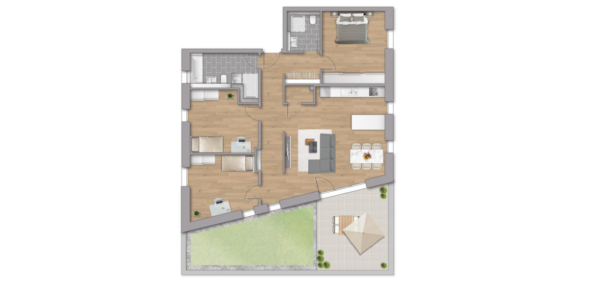 Großzügiges 4-Zimmer-Familienheim mit Dachterrasse in Karlsruhe Stutensee 4 zimmer