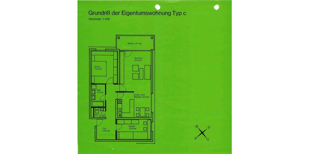 Etagenwohnung Wörth am Rhein - 3 Zimmer, 91 m&sup2;, 285.000&euro; | Angebot:25551729