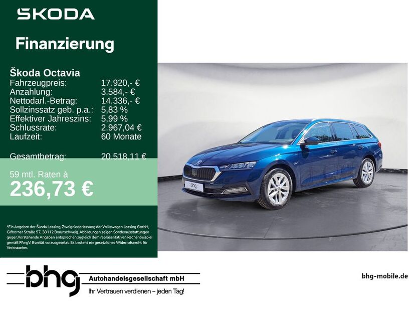 Skoda Octavia 62.149 km 17.920 € Durmersheim 76448