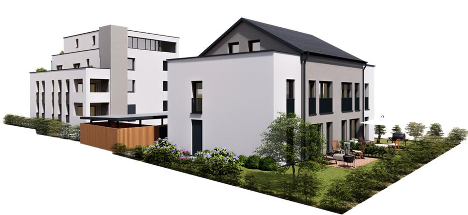 NEUBAU-ERSTBEZUG! DHH zur Miete mit Carport, drei Terrassen und Garten in Graben-Neudorf 5 zimmer