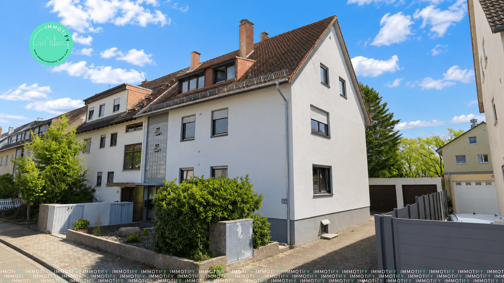 Etagenwohnung Karlsruhe Knielingen - 3 Zimmer, 65 m&sup2;, 197.000&euro; | Angebot:27317888