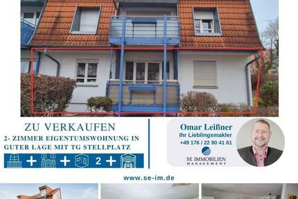 Wohnung Pforzheim Buckenberg - 2 Zimmer, 59 m&sup2;, 199.000&euro; | Angebot:25708097