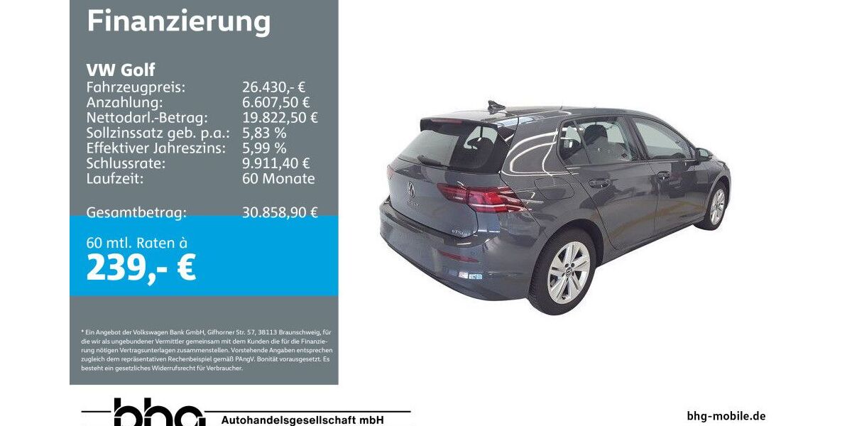 VW Golf 4.788 km 26.430 &euro; Durmersheim 76448