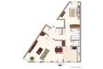 Etagenwohnung Karlsruhe / Oststadt Oststadt - 2 Zimmer, 75 m&sup2;, 299.000&euro; | Angebot:25680961