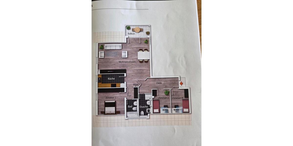 Etagenwohnung Offenbach an der Queich - 4 Zimmer, 110 m&sup2;, 360.000&euro; | Angebot:26868427