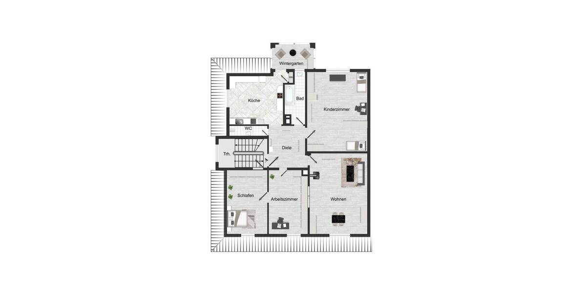 Etagenwohnung Karlsruhe Rüppurr - 4 Zimmer, 106 m&sup2;, 335.000&euro; | Angebot:26712584