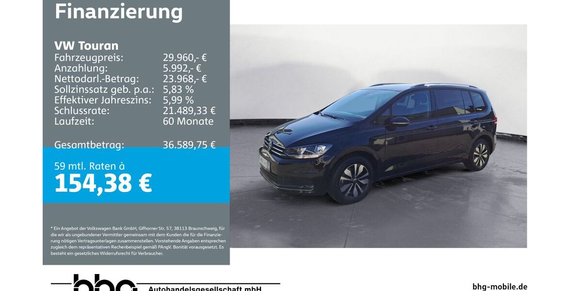 VW Touran 24.236 km 29.360 &euro; Ettlingen 76275