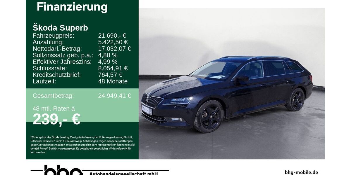 Skoda Superb 95.500 km 20.450 &euro; Durmersheim 76448