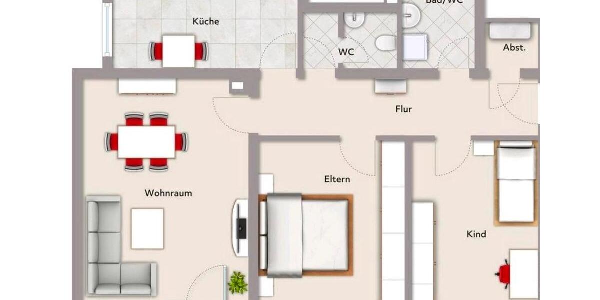 3 Zimmer Wohnung in Waldbronn - Reichenbach zu vermieten! 3 zimmer