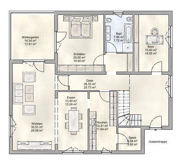 Einfamilienhaus Wörth am Rhein Schaidt - 7 Zimmer, 218 m&sup2;, 495.000&euro; | Angebot:25784176