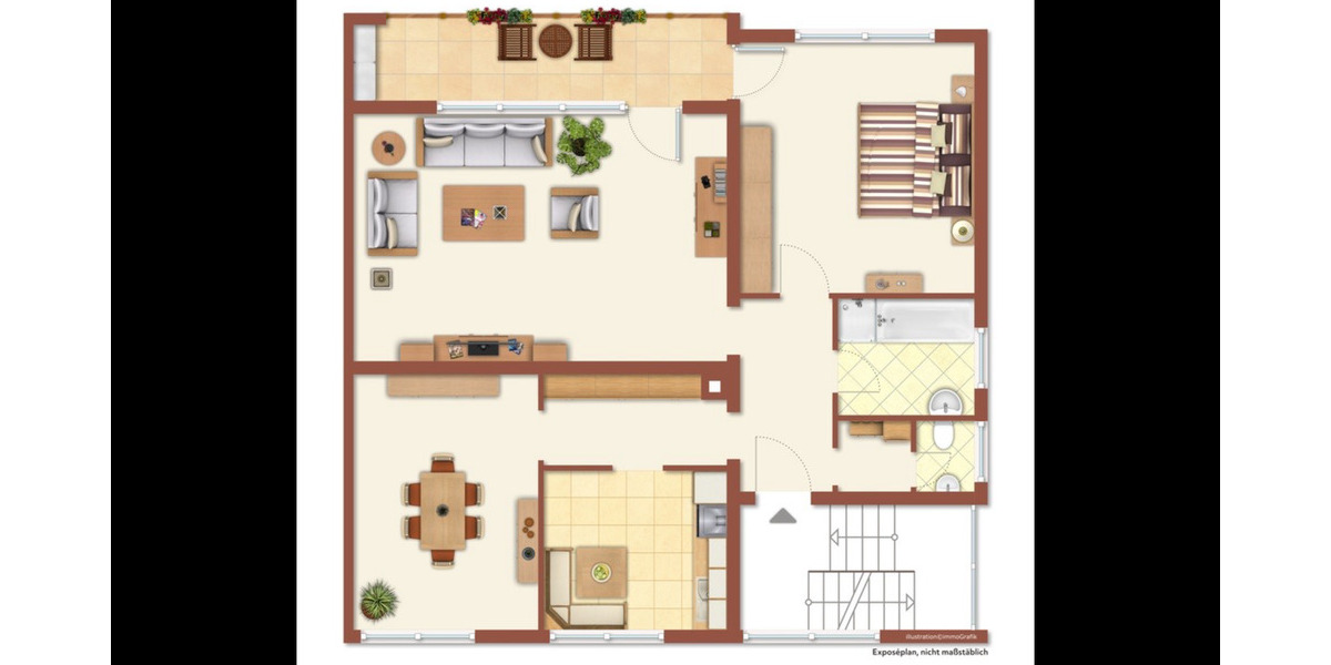 Etagenwohnung Karlsruhe Daxlanden - 3 Zimmer, 94 m&sup2;, 329.000&euro; | Angebot:25801908