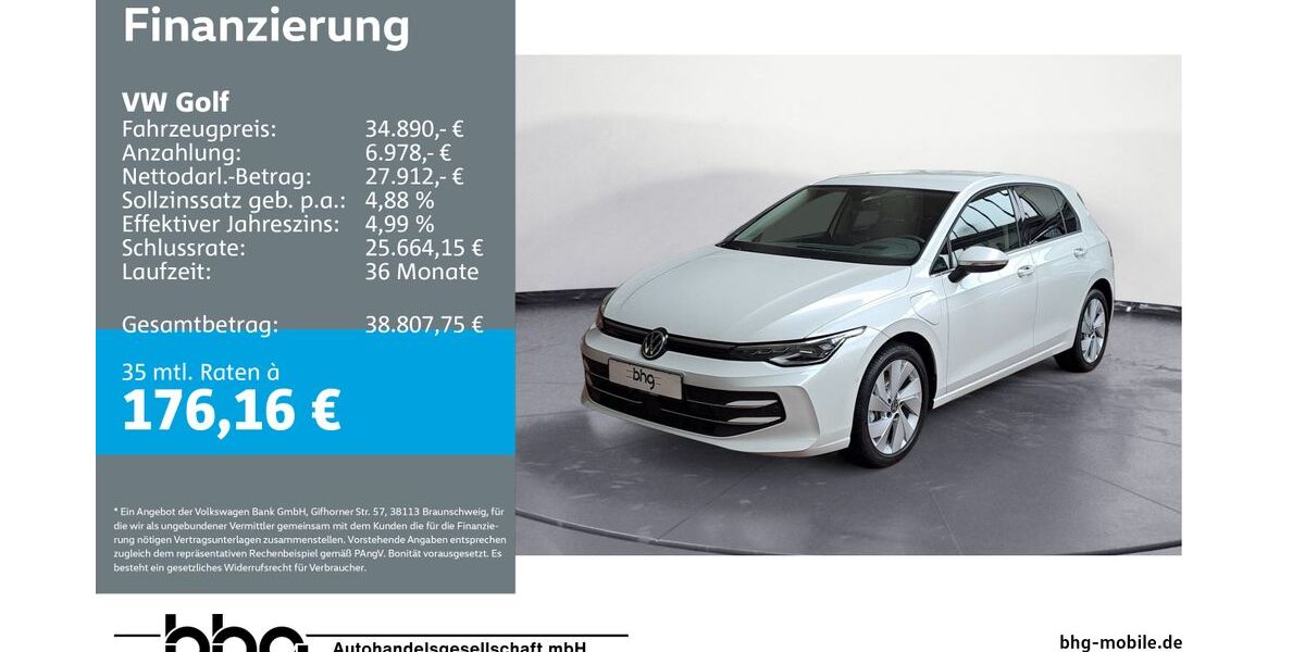 VW Golf 13.713 km 34.320 &euro; Ettlingen 76275