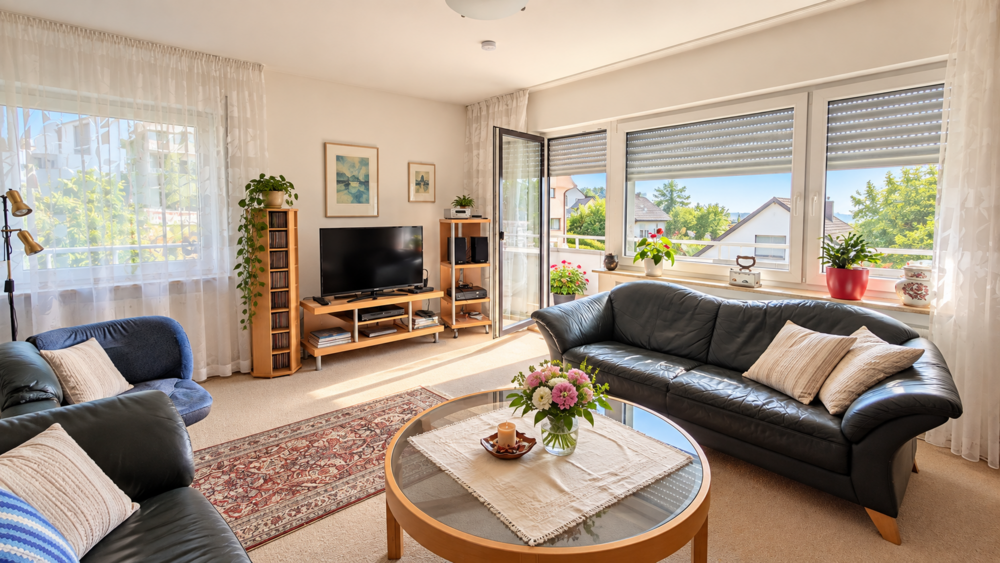Etagenwohnung Karlsruhe Wettersbach - 3 Zimmer, 108 m&sup2;, 1.140&euro; | Angebot:27438510