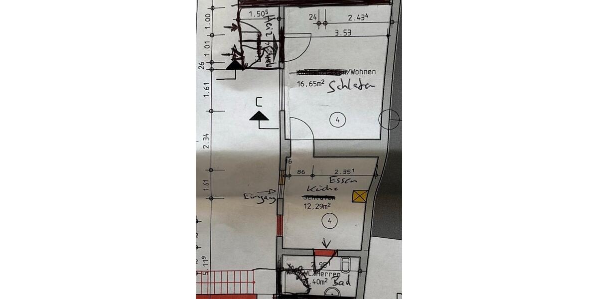 Erdgeschoßwohnung Stutensee - 1.5 Zimmer, 35 m&sup2;, 650&euro; | Angebot:24553096