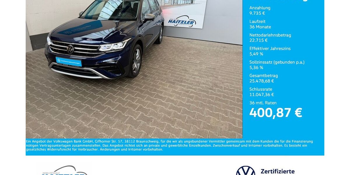 VW Tiguan 84.300 km 31.280 &euro; Gernsbach 76593