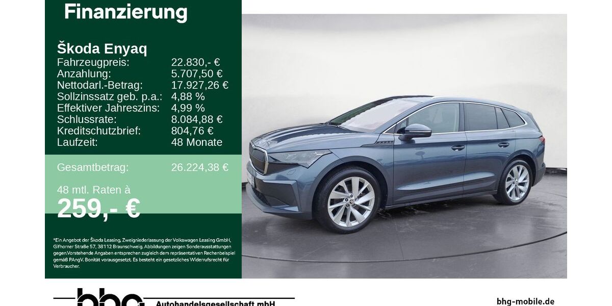 Skoda Enyaq 67.526 km 22.830 &euro; Ettlingen 76275