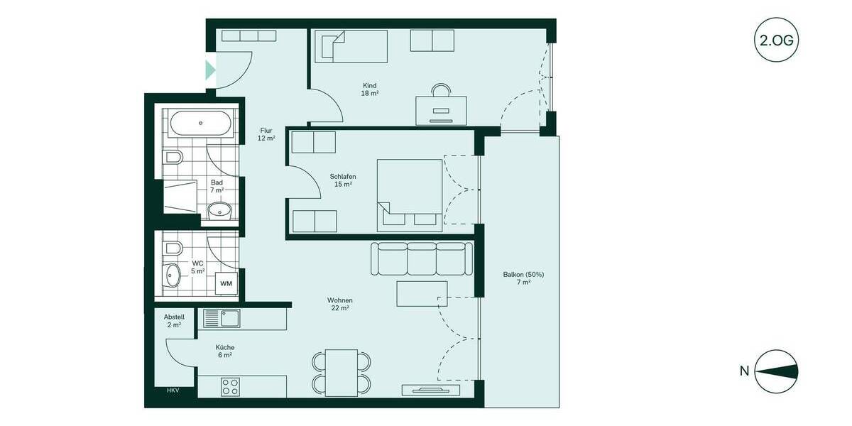 Etagenwohnung Germersheim - 3 Zimmer, 94 m&sup2;, 489.900&euro; | Angebot:25735559