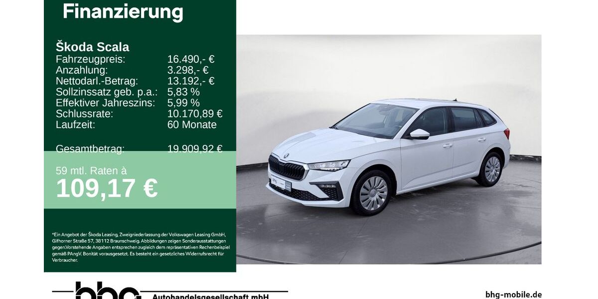 Skoda Scala 26.415 km 16.490 &euro; Durmersheim 76448