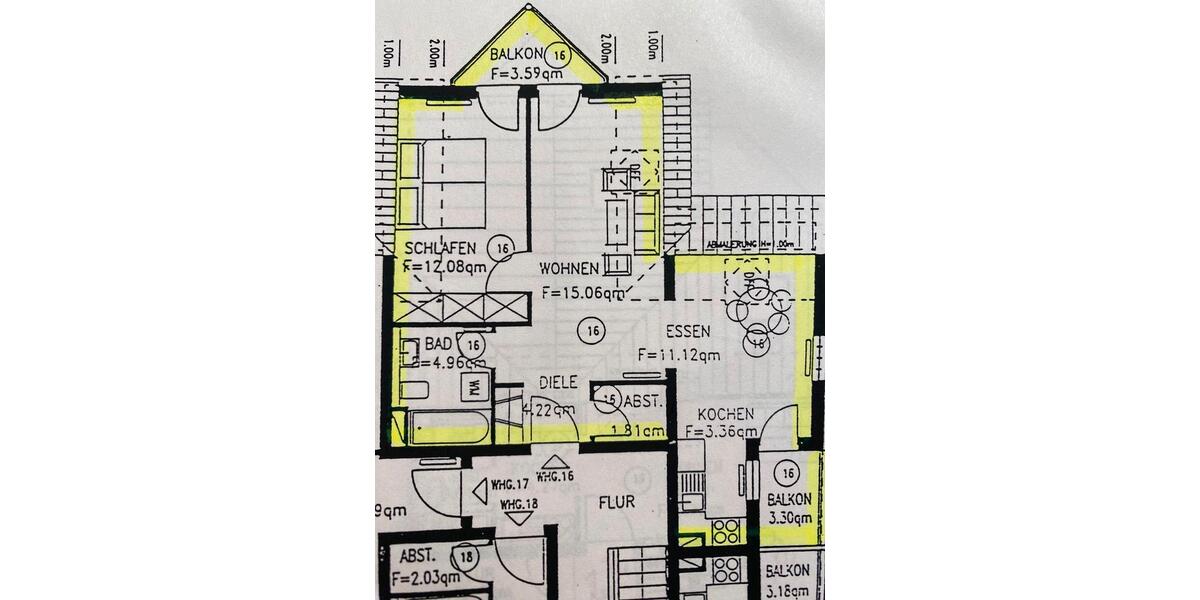 Dachgeschoßwohnung Karlsbad - 2.5 Zimmer, 56 m&sup2;, 190.000&euro; | Angebot:26876972