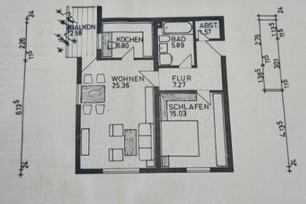 Wohnung Pforzheim Eutingen - 2 Zimmer, 65 m&sup2;, 155.000&euro; | Angebot:27320889