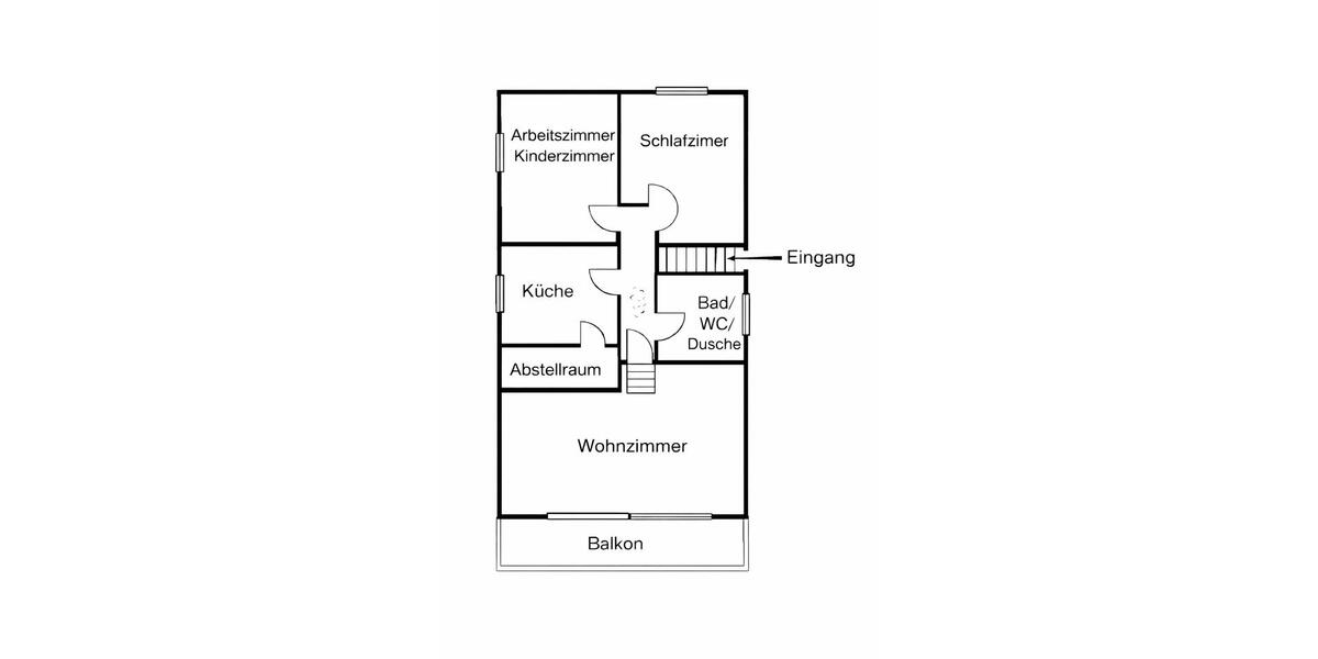 Dachgeschoßwohnung Stutensee - 3 Zimmer, 85 m&sup2;, 1.050&euro; | Angebot:26415059