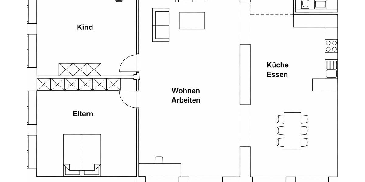 Loftwohnung: Mit Terrasse, Stellplatz und Gartenzugang - Etagenwohnung Muggensturm | Angebot:26675597
