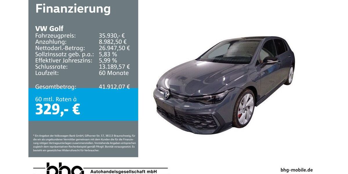 VW Golf 18.409 km 35.930 &euro; Durmersheim 76448