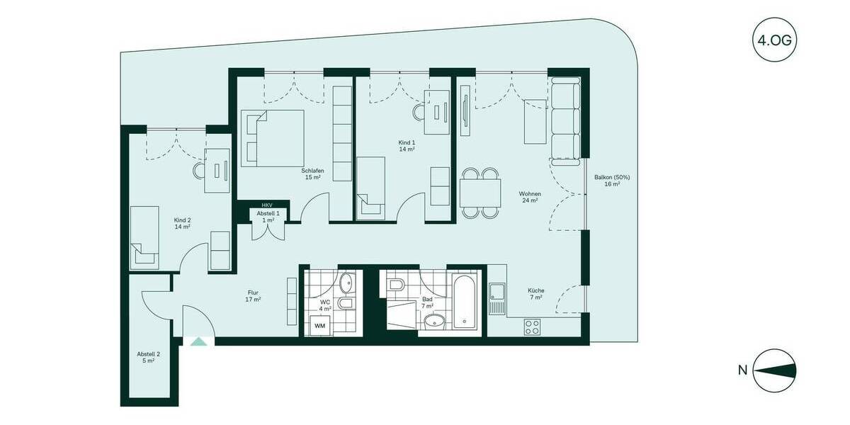 Etagenwohnung Germersheim - 4 Zimmer, 124 m&sup2;, 679.900&euro; | Angebot:25938886