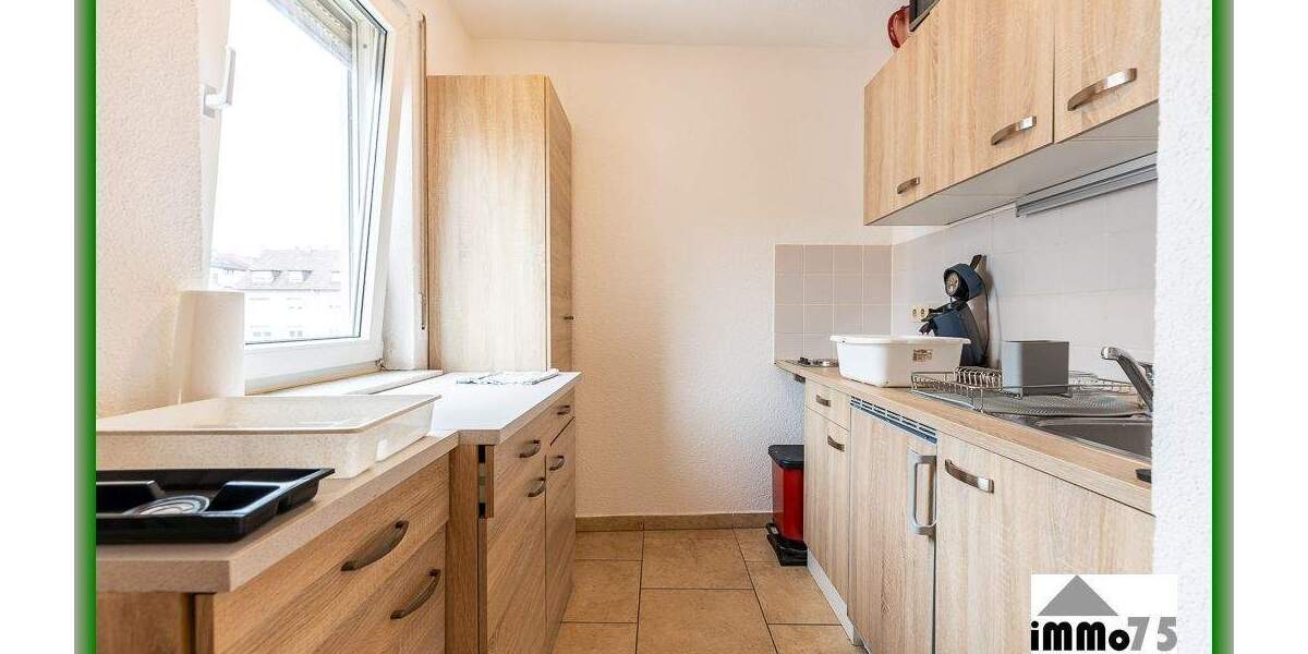 Etagenwohnung Pforzheim Oststadt - 1 Zimmer, 40 m&sup2;, 640&euro; | Angebot:25694871