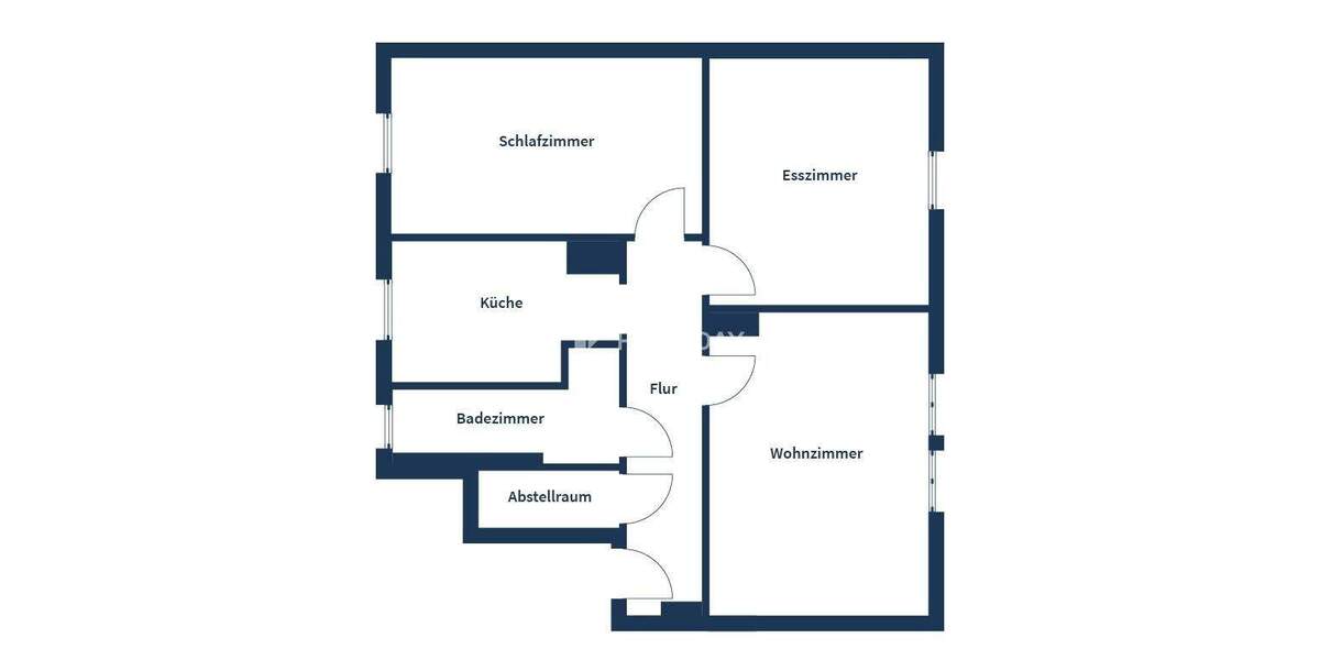 Etagenwohnung Pforzheim Nordstadt - 3 Zimmer, 75 m&sup2;, 195.000&euro; | Angebot:25373564