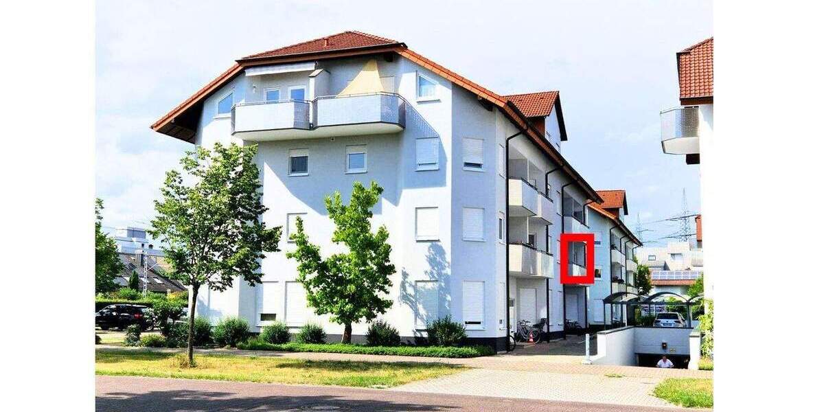 EBK, Balkon & Stellplatz - 1 Min zur S-Bahn - Sanierung bezahlt - Beste WEG in Eggenstein 1 zimmer