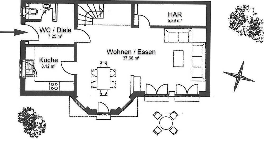 Provisionsfreie 5,5-Zimmer DHH in Helmsheim zu verkaufen