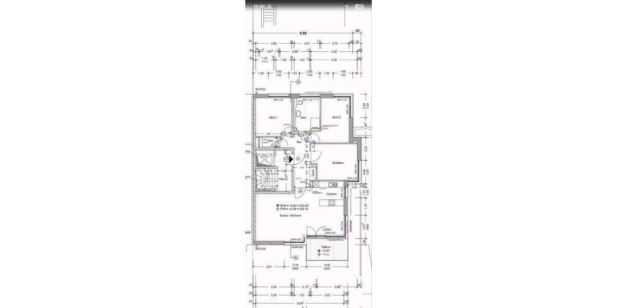 Etagenwohnung Pforzheim Brötzingen - 4 Zimmer, 108 m&sup2;, 1.400&euro; | Angebot:26429227