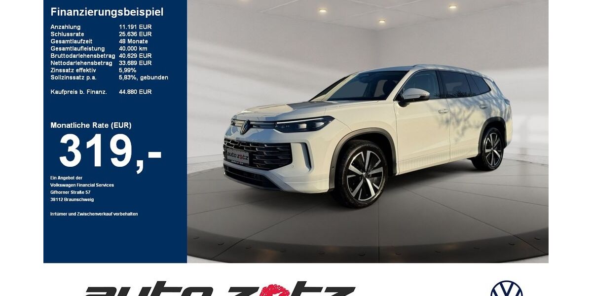 VW Tayron 19.500 km 44.880 &euro; Landau 76829