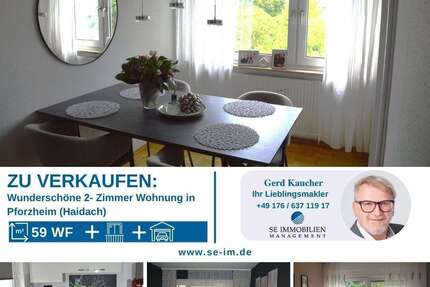 Wohnung Pforzheim Eutingen - 2 Zimmer, 60 m&sup2;, 195.000&euro; | Angebot:25050727