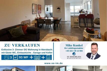 Wohnung Karlsbad Ittersbach - 3 Zimmer, 93 m&sup2;, 393.000&euro; | Angebot:23551342