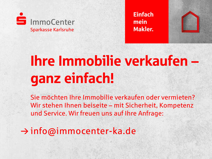 Etagenwohnung Karlsruhe / Waldstadt Waldstadt - 3 Zimmer, 79 m&sup2;, 259.000&euro; | Angebot:26540488