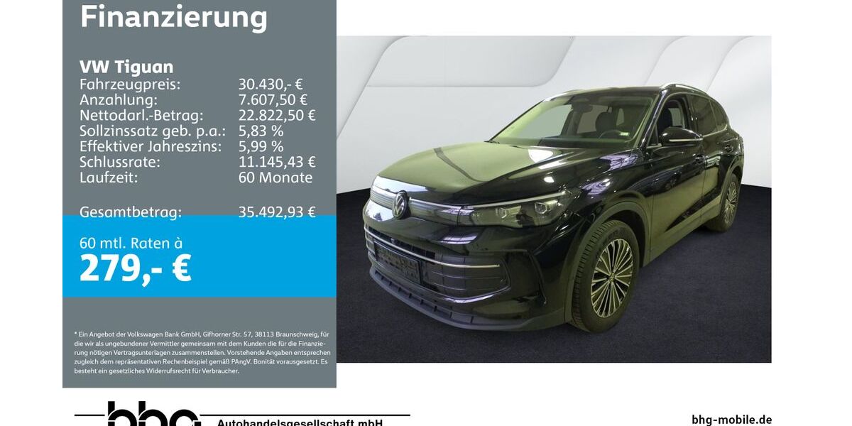 VW Tiguan 17.186 km 30.430 &euro; Durmersheim 76448