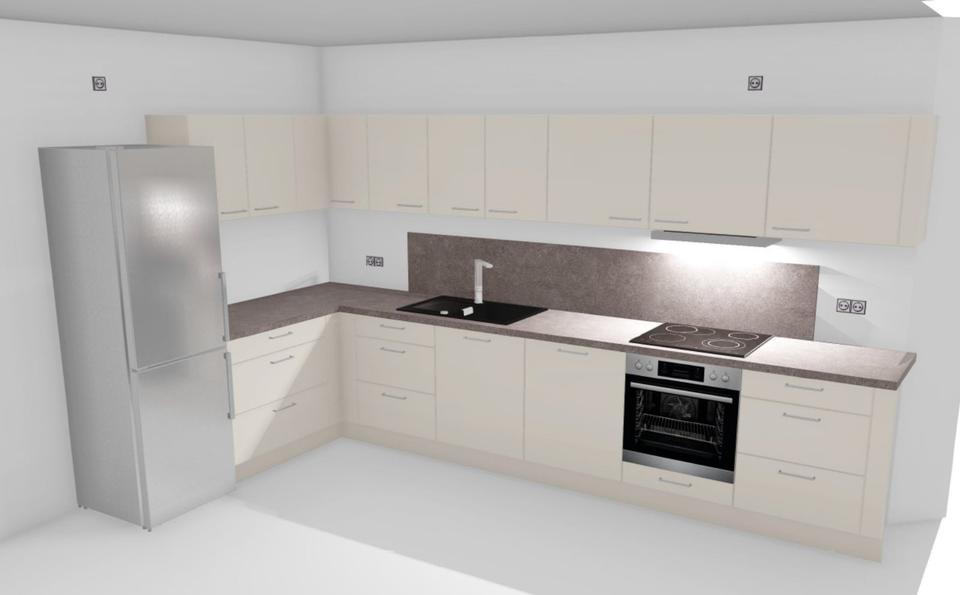 Gehobene 3-Zimmer-Wohnung, 1 OG, Balkon, KfW40-Neubau, Inkl. EBK 3 zimmer