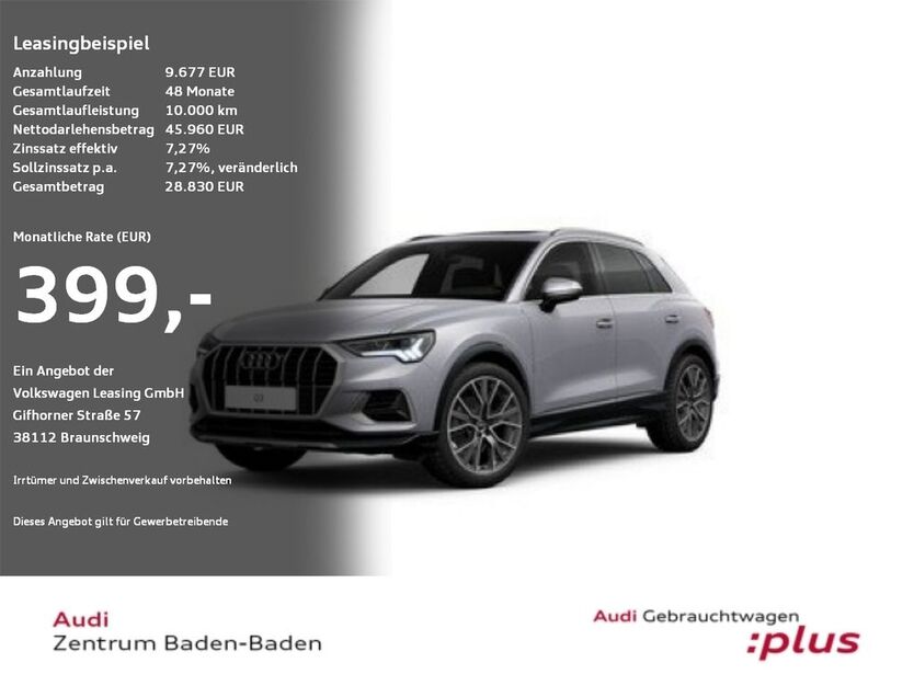 Audi Q3 22.979 km 45.960 € Baden Baden 76532