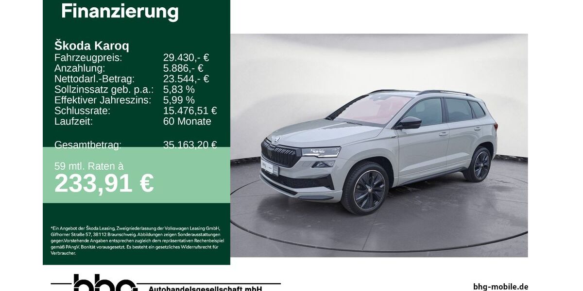 Skoda Karoq 36.649 km 29.430 &euro; Ettlingen 76275