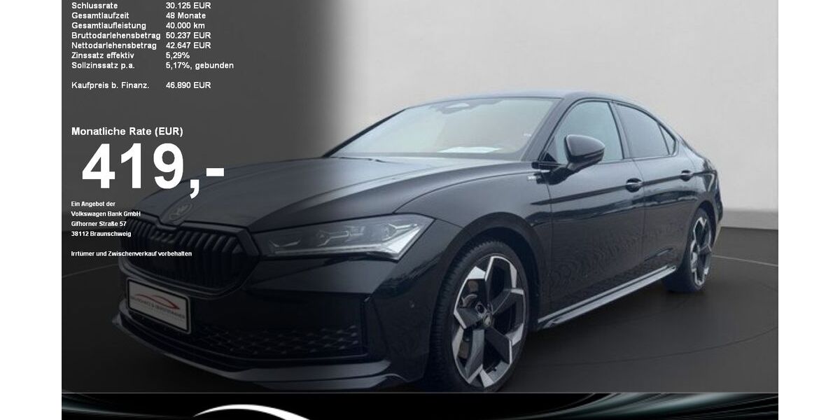 Skoda Superb 30.000 km 46.890 &euro; Gaggenau 76571