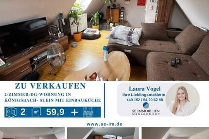 Wohnung Königsbach-Stein Stein - 2 Zimmer, 59 m&sup2;, 139.000&euro; | Angebot:24472168