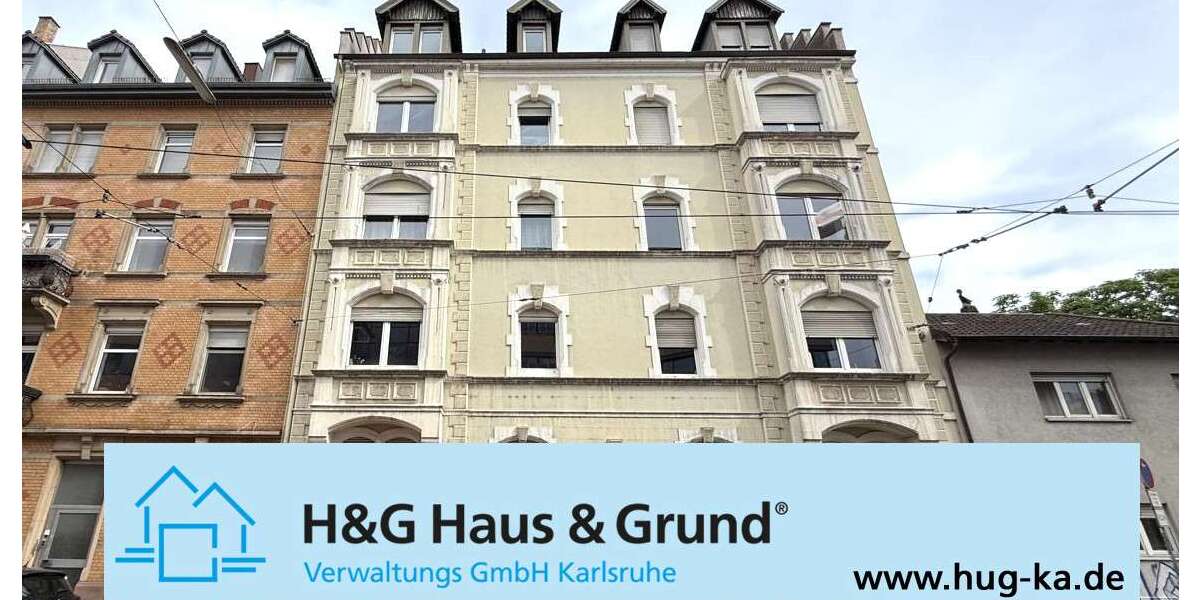Etagenwohnung Karlsruhe Beiertheim-Bulach - 3 Zimmer, 77 m&sup2;, 289.000&euro; | Angebot:25871970